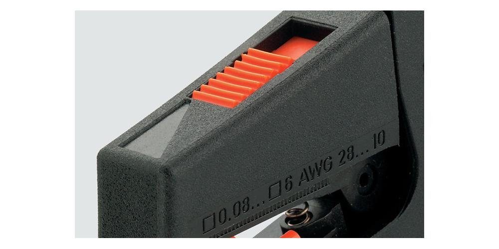 Weidmüller Abisolierzange Automatikabisolierzange 190 Stripax® Länge 16 6) - 6 mm² (AWG 16 mm 10