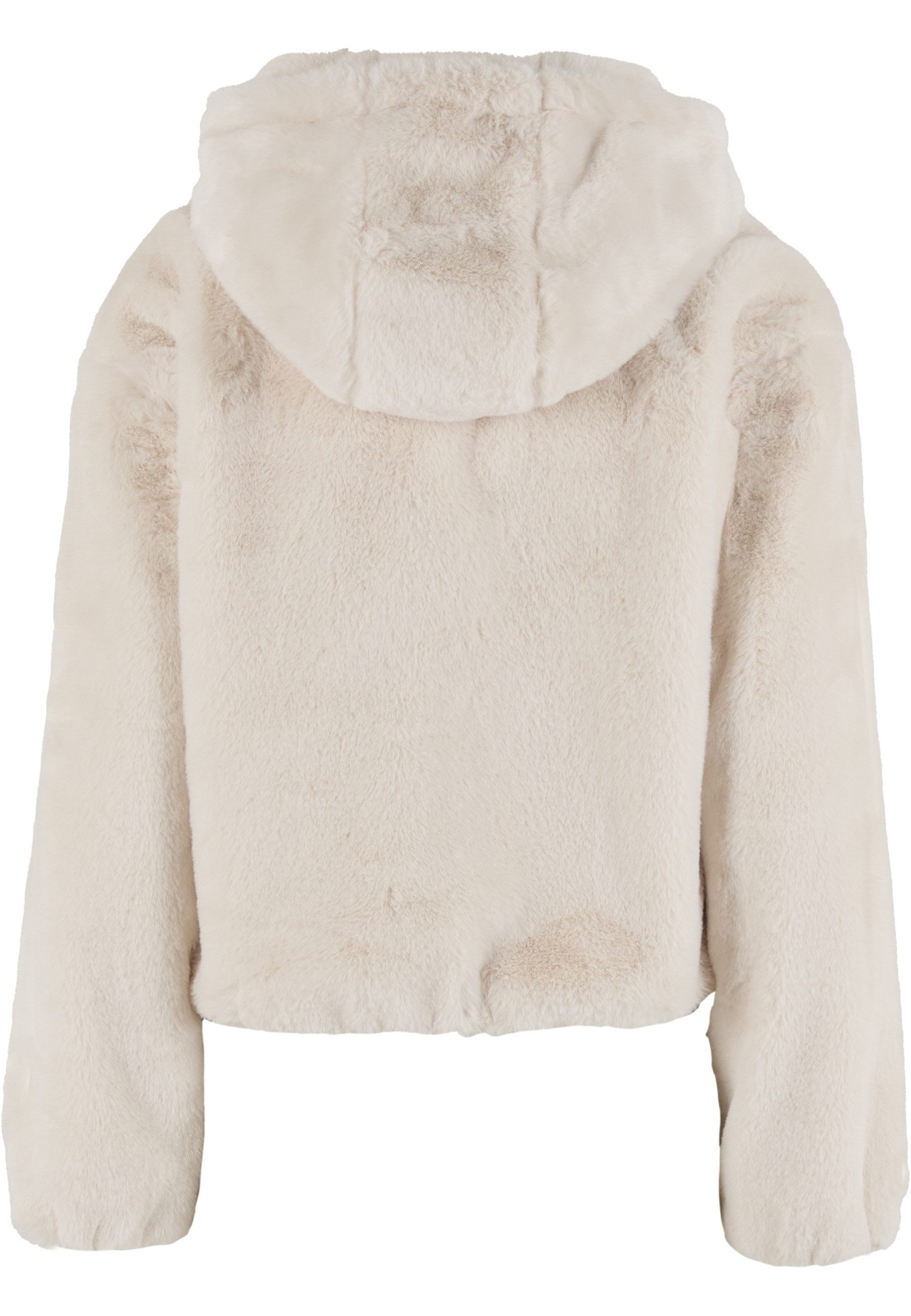 URBAN CLASSICS Sweatjacke Urban Classics Ladies Full Zip Faux Fur Hoodie günstig online kaufen