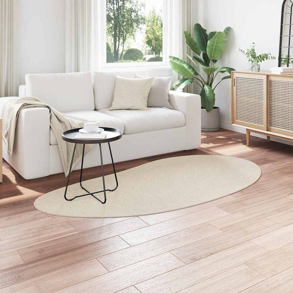 vidaXL Teppich Teppich HUARTE Beige 100 x 200 cm Polyester