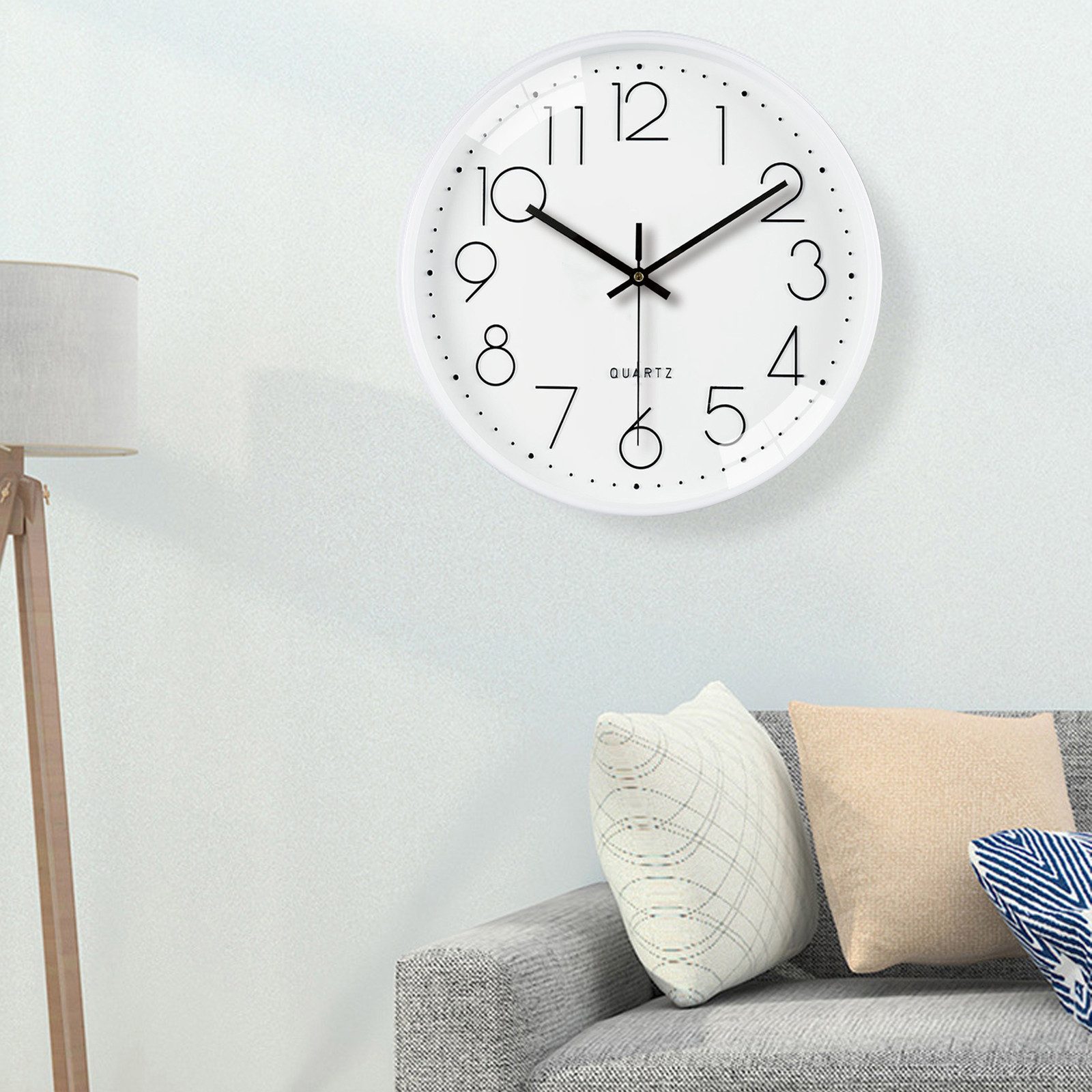TWSOUL Wanduhr 30 cm leise Wanduhr, günstig online kaufen