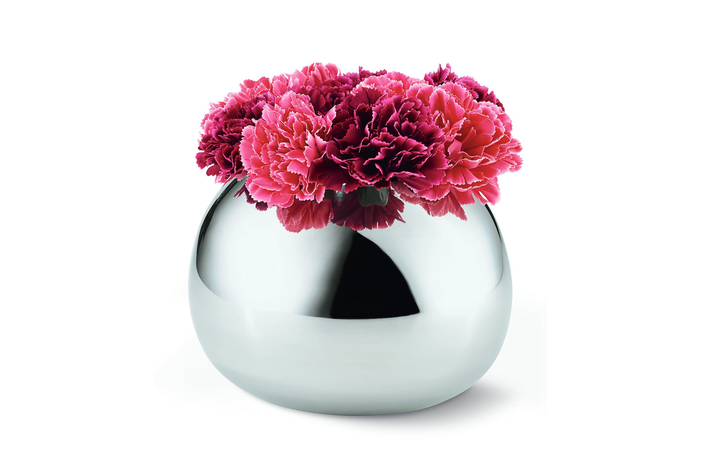 PHILIPPI Kugelvase, Edelstahl, poliert, 15 (h) cm