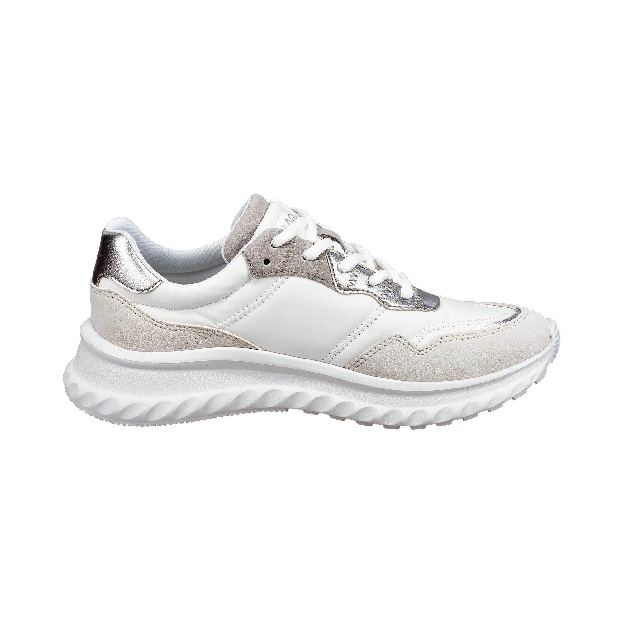 BAGATT Lecce weiss/silber Damen Sneaker