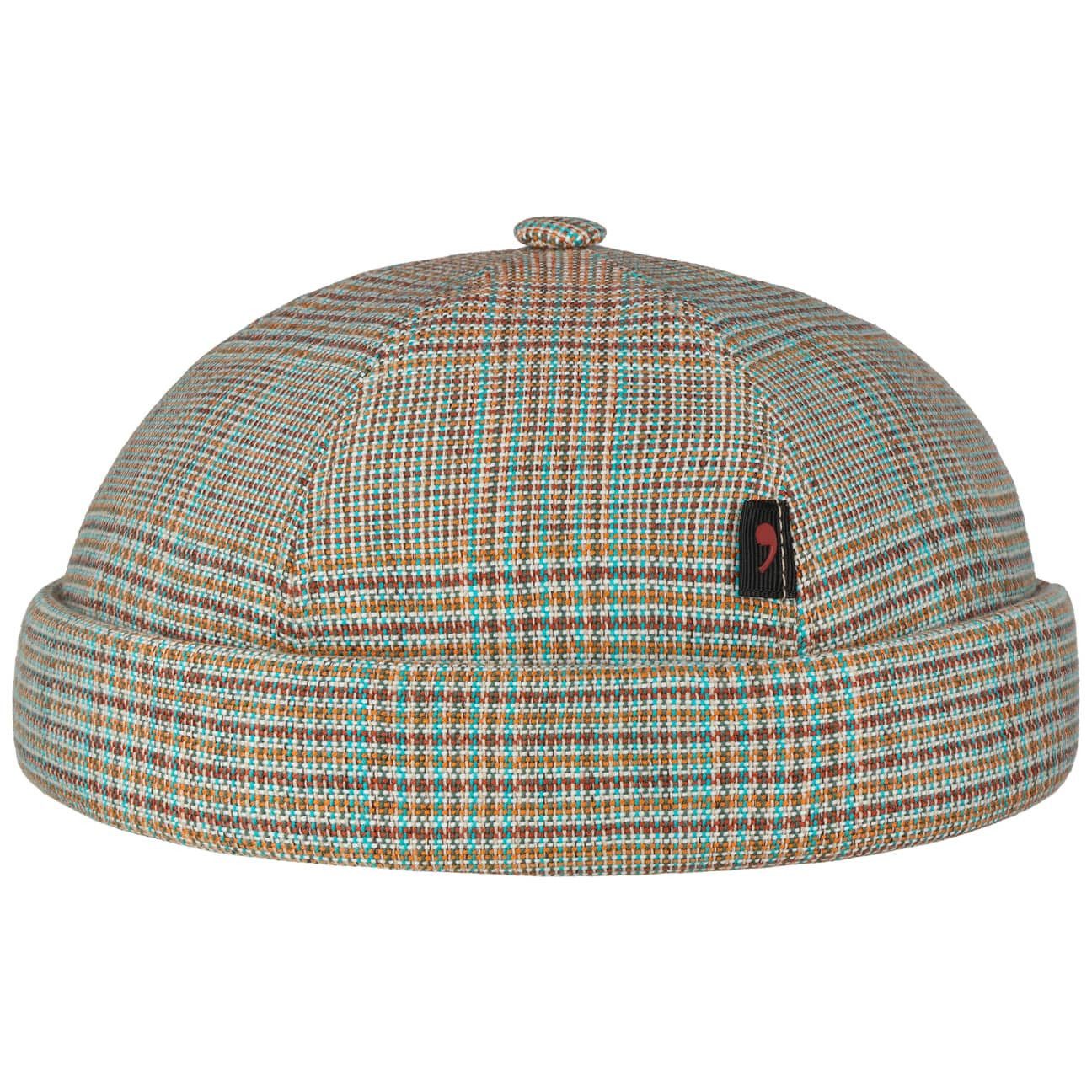 Alfonso D´Este Schiebermütze (1-St) Skullcap mit Umschlag, Made in Italy