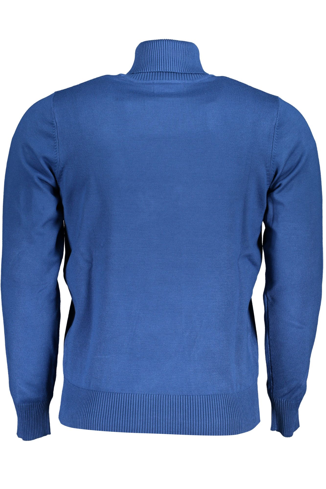 U.S. GRAND POLO Strickpullover Elegantes Herren Langarmshirt Blau mit Stick günstig online kaufen