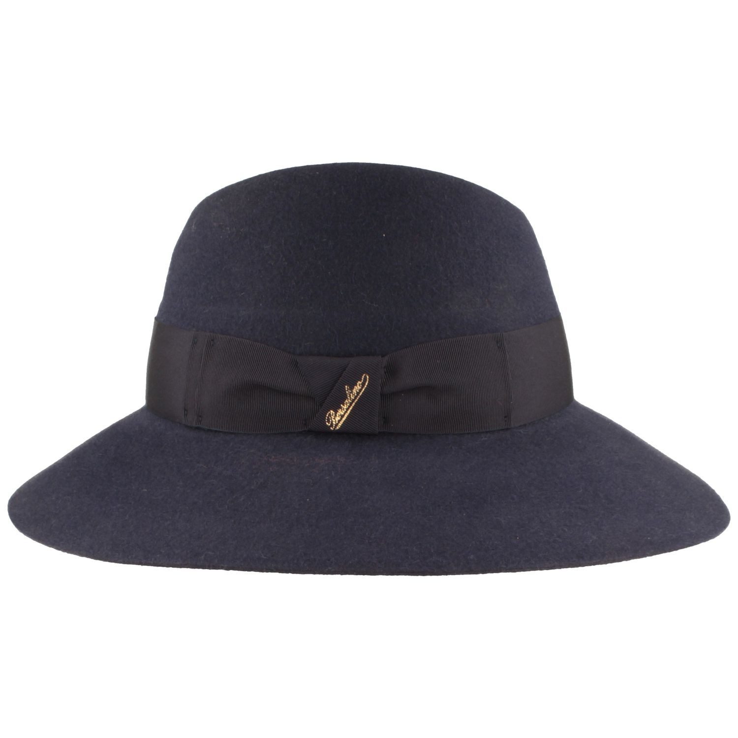 Borsalino Filzhut eleganter breiter Haarfilz Traveller Claudette