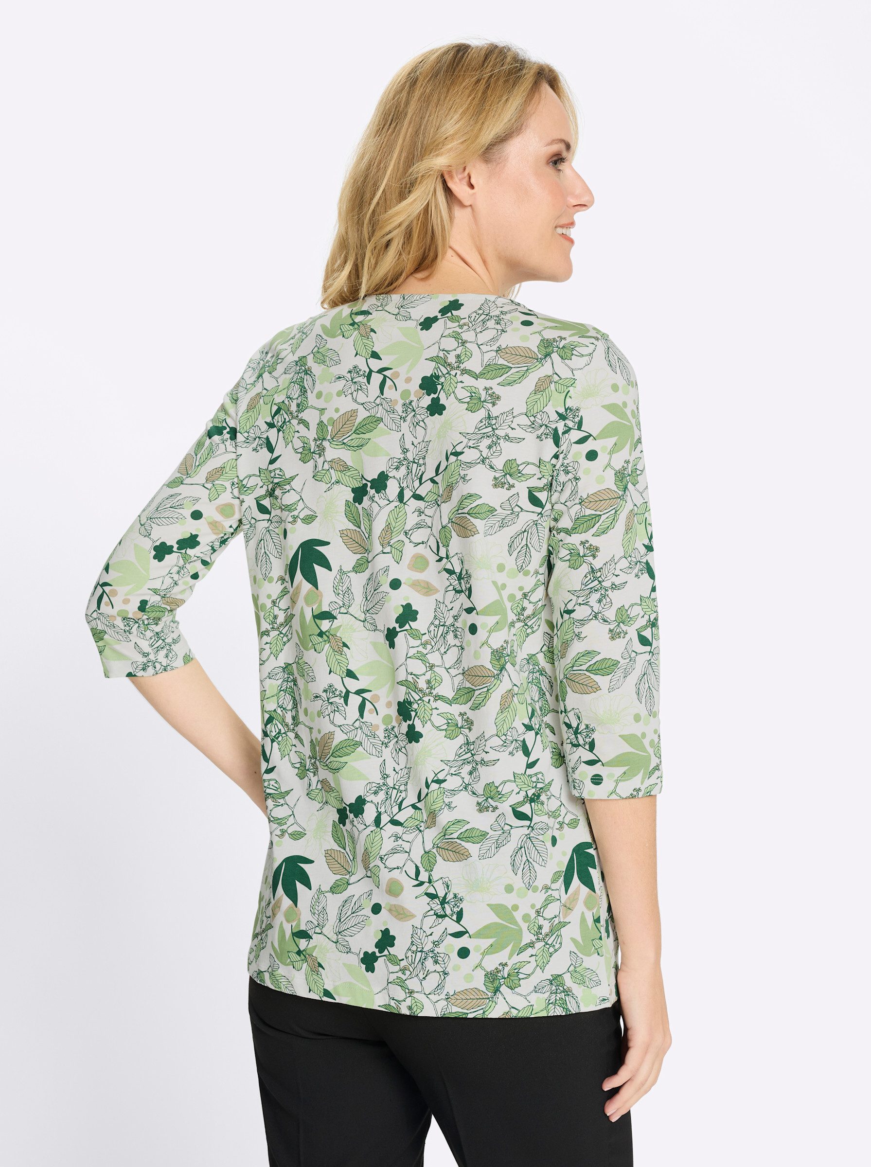 Sieh an! T-Shirt Longshirt 3/4-Arm – Bild 3 von 5