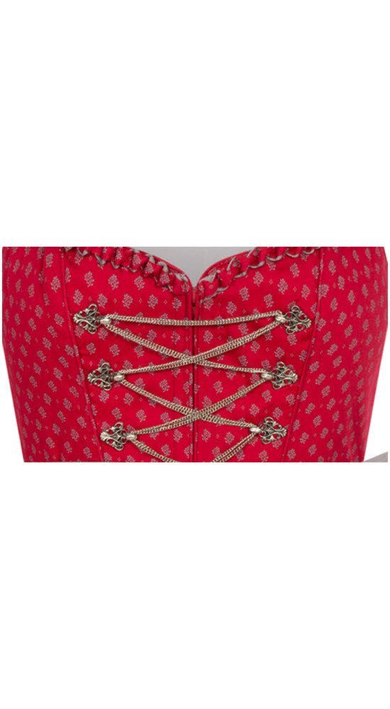 Nübler Dirndl Dirndl Lang Thea in Rot von Nübler - Rocklänge 90 cm