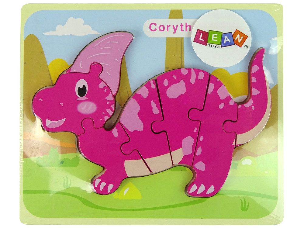 Puzzle Wooden Puzzle Dinosaurier Corythosaurus Spinosaurus Stapeln Spielzeug