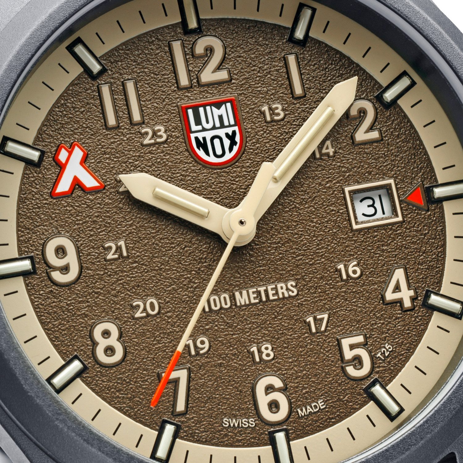 Luminox Schweizer Uhr XB.3716, Herren-Armbanduhr Bear Grylls Grau
