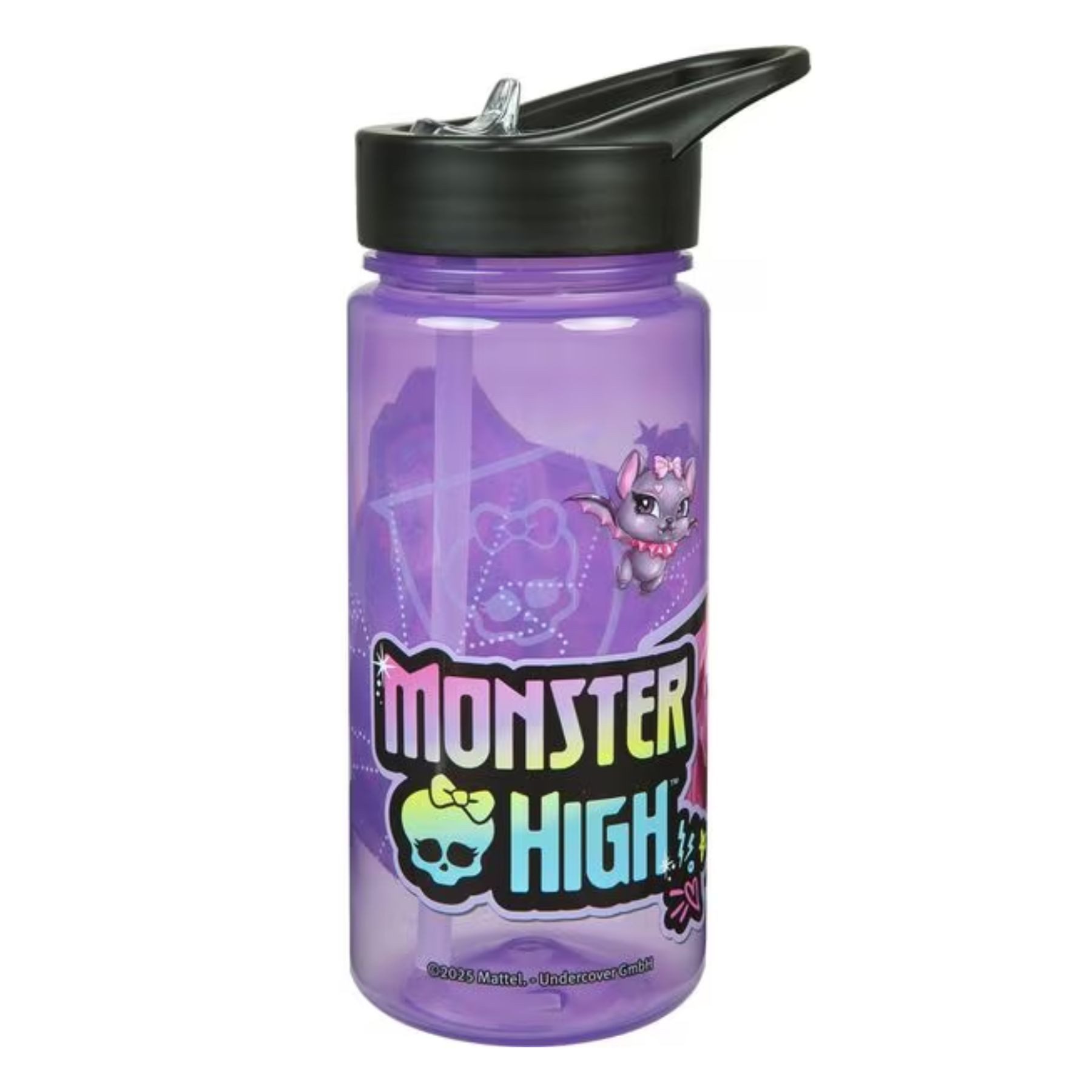 Monster High Trinkflasche Trinkflasche – Aero-Getränkeflasche für Schule und Ausflüge