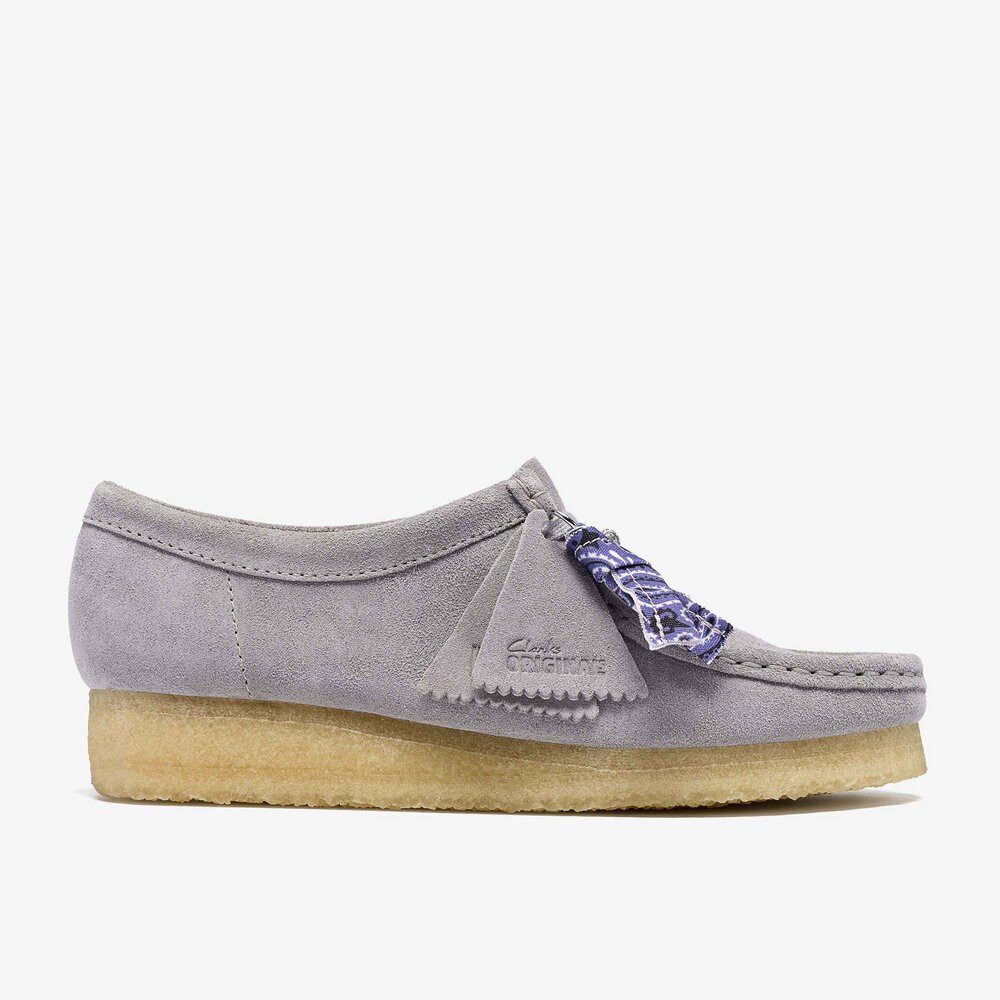 Clarks Clarks - Wallabee. - Grau Schnürschuh