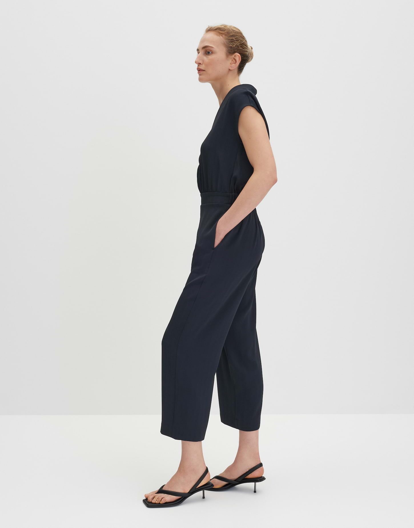 someday Jumpsuit CETSUSI mit gestreiften Webmuster – Bild 5 von 5