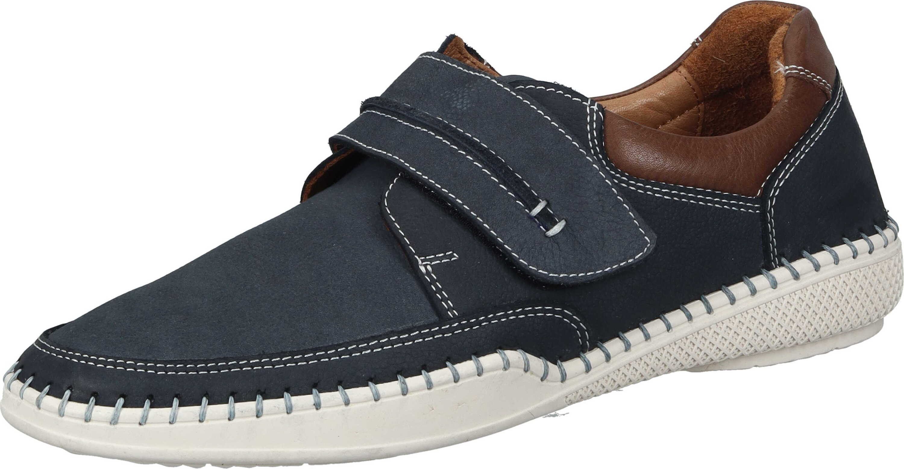 Manitu Slipper Klettschuh aus Nubukleder