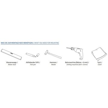 Türklingel MOCAVI Ring 110 Design-Klingel anthrazit-grau (RAL 7016) quadratisch matt