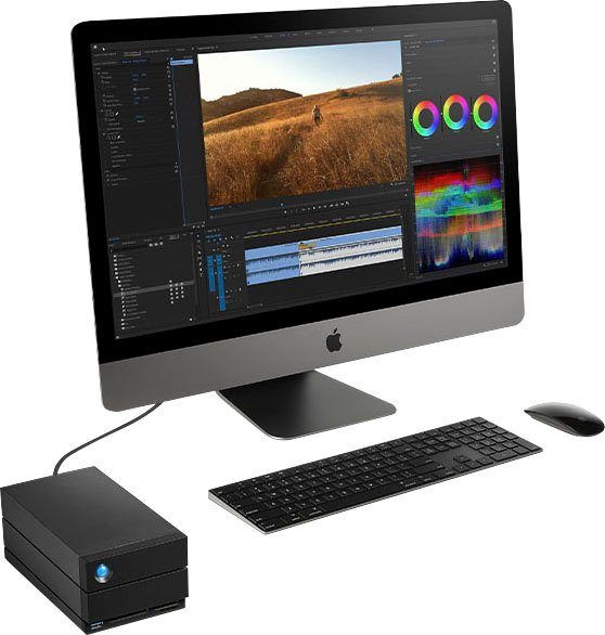 LaCie 2big Dock Thunderbolt™3 HDD-NAS-Festplatte (16 TB) 3,5"