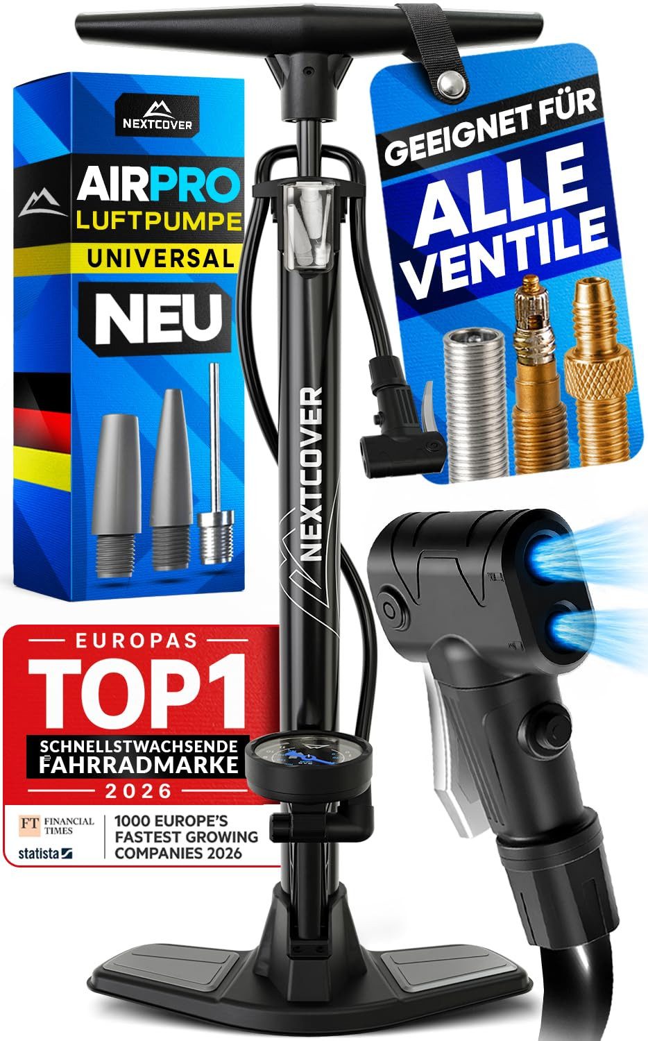 Nextcover Fahrradpumpe Nextcover Fahrradpumpe