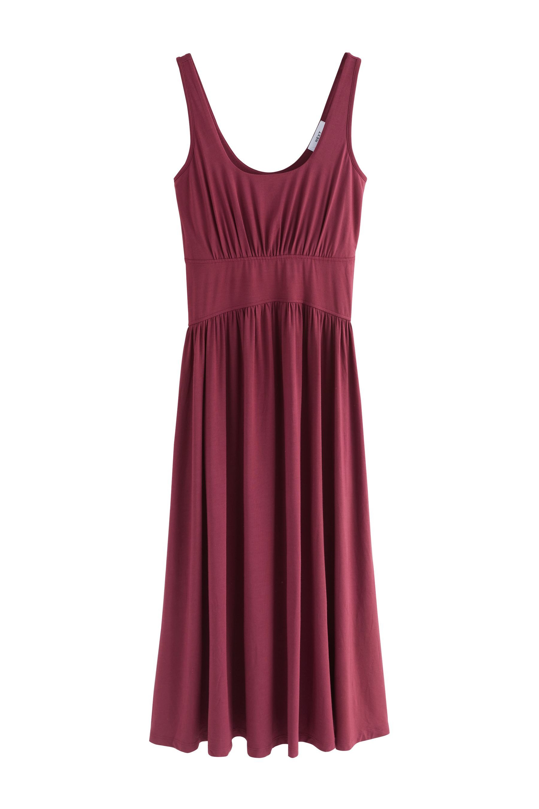 Midikleid Sommerliches, tailliertes Jersey-Midikleid