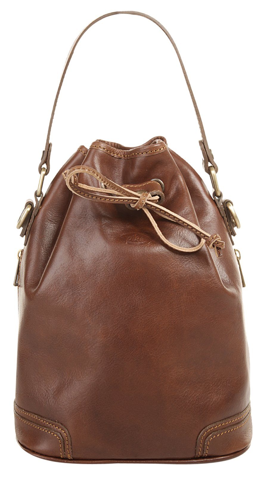Piké Umhängetasche, echt Leder, Made in Italy