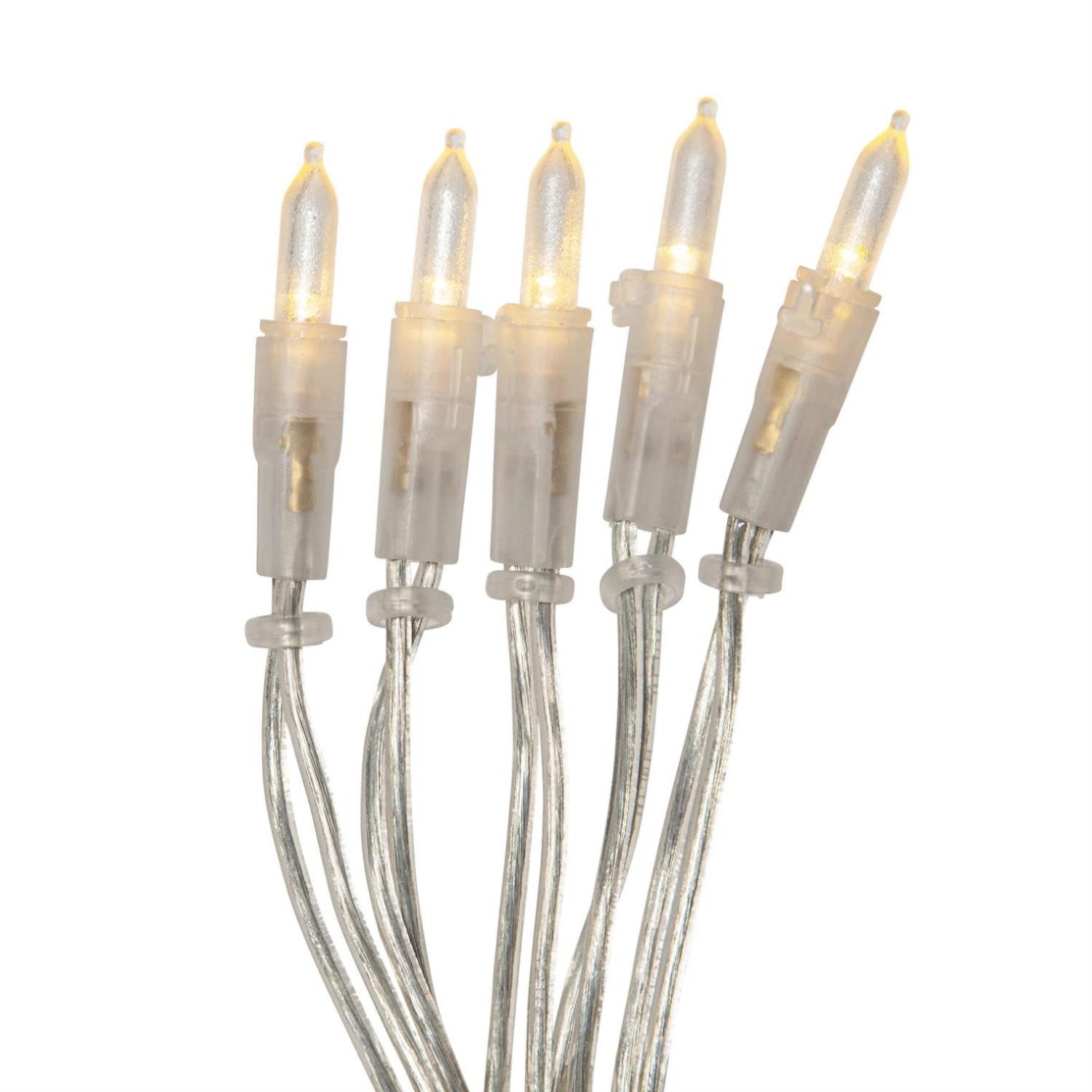 MARELIDA LED-Lichterkette Weihnachtslichterkette Pisello 35 warmweiße LED 5,1m für Innen, 35-flammig