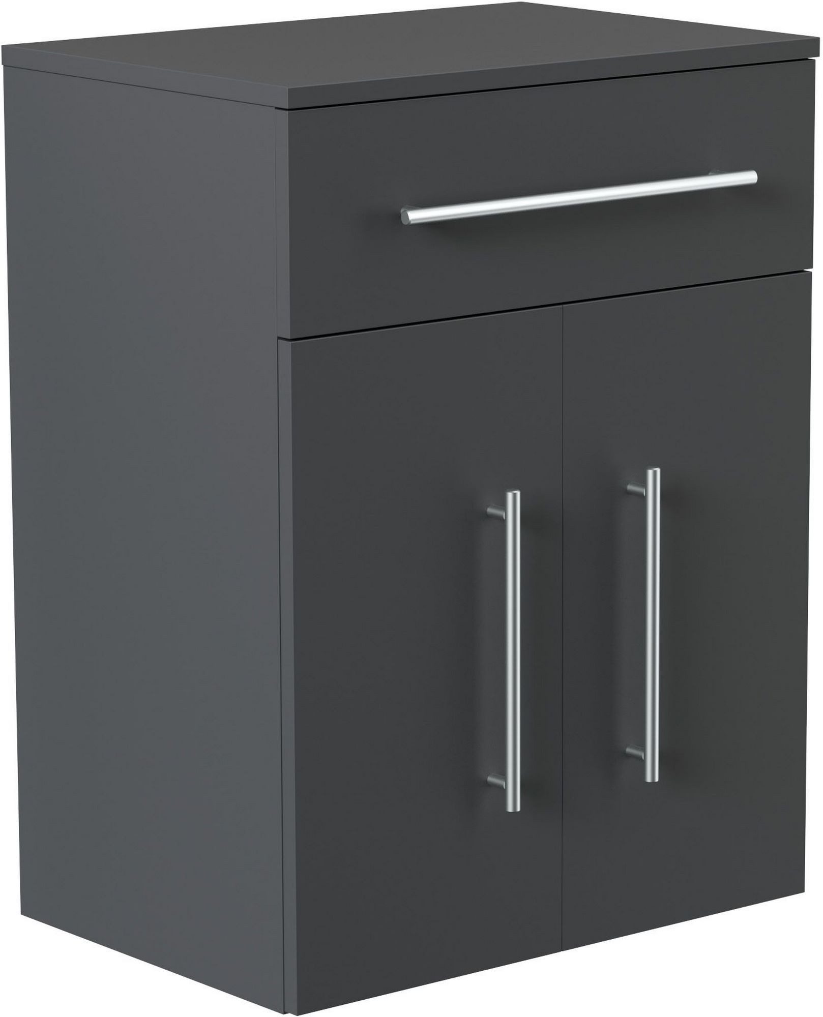 Posseik Hängeschrank Badezimmer Midischrank "Levana XL" Grafit 53 cm