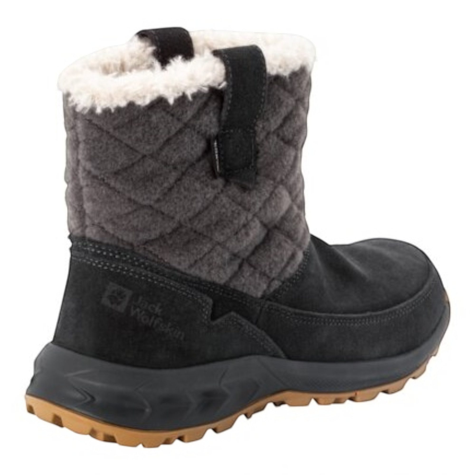 Jack Wolfskin Queenstown Texapore Boot (Veloursleder, wasserdicht) phantomgrau Damen Winterstiefel