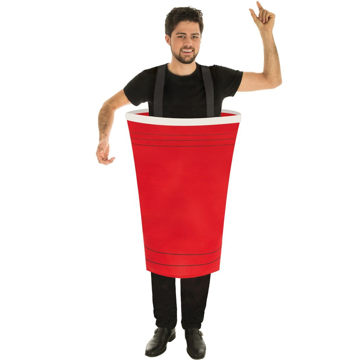 CHAKS Kostüm Bier Pong Trinkspiel Verkleidung Erwachsene Unisex