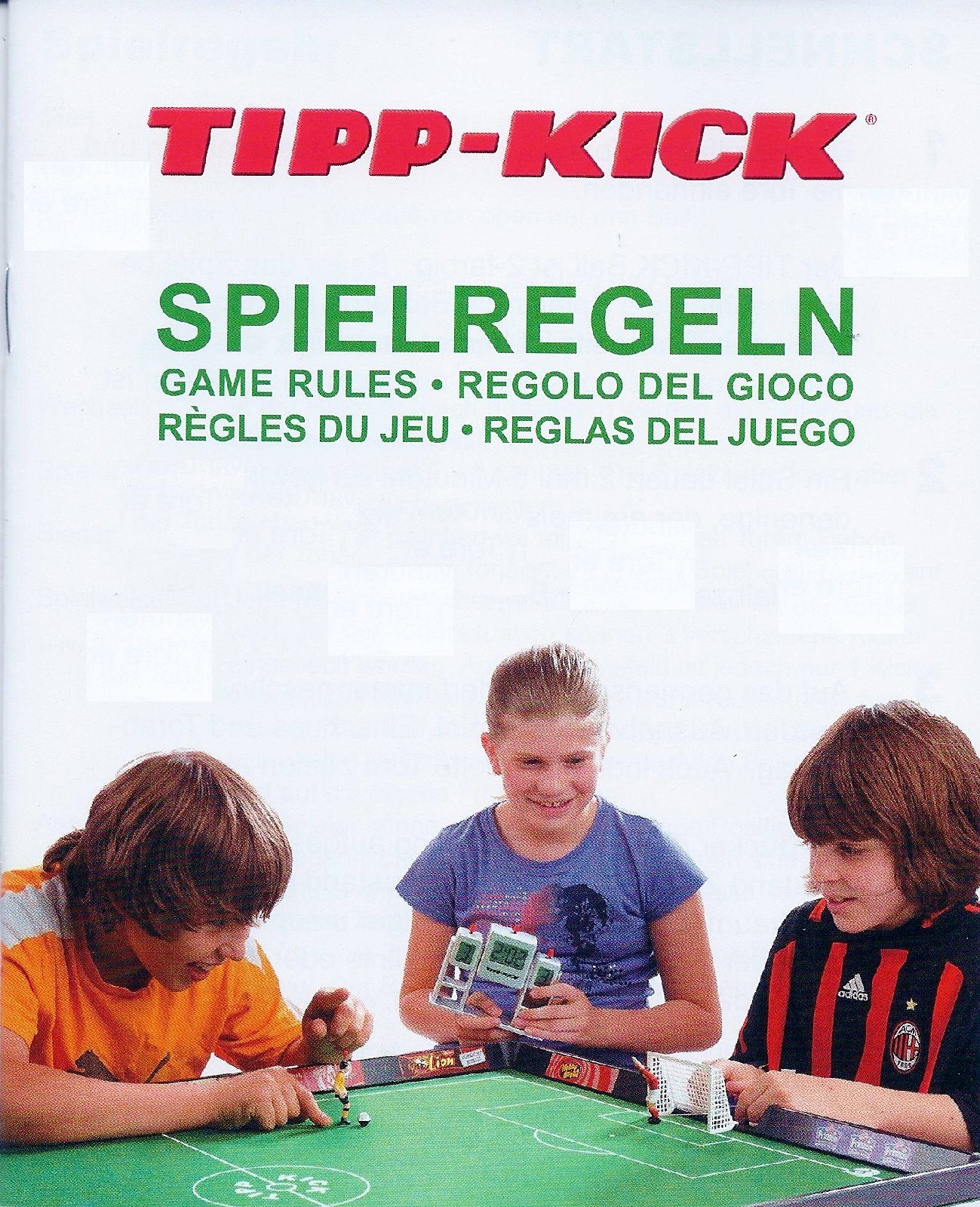 Sport Spieltische Tipp-Kick Tischfußballspiel JUNIOR CUP Germany United Fußball Spiel Set mit Bande Tip Kick