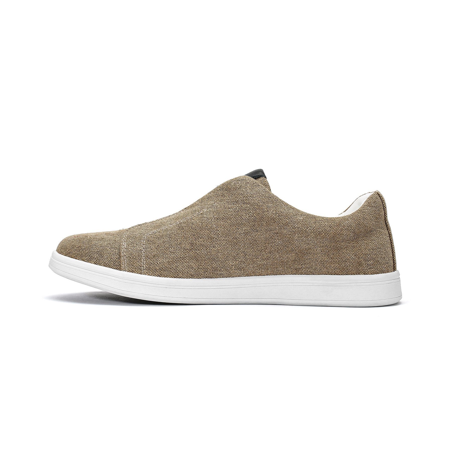 Allthemen Loafer Herren Slip-On Loafer aus Vintage Canvas Bequeme Freizeitschuhe