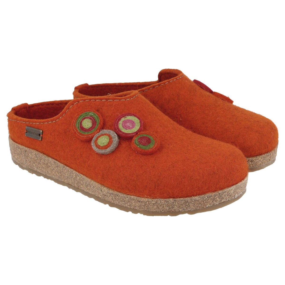 Haflinger Grizzly Kanon Clog (1-tlg) Clogs - Hochwertiger Wollfilz für optimalen Tragekomfort