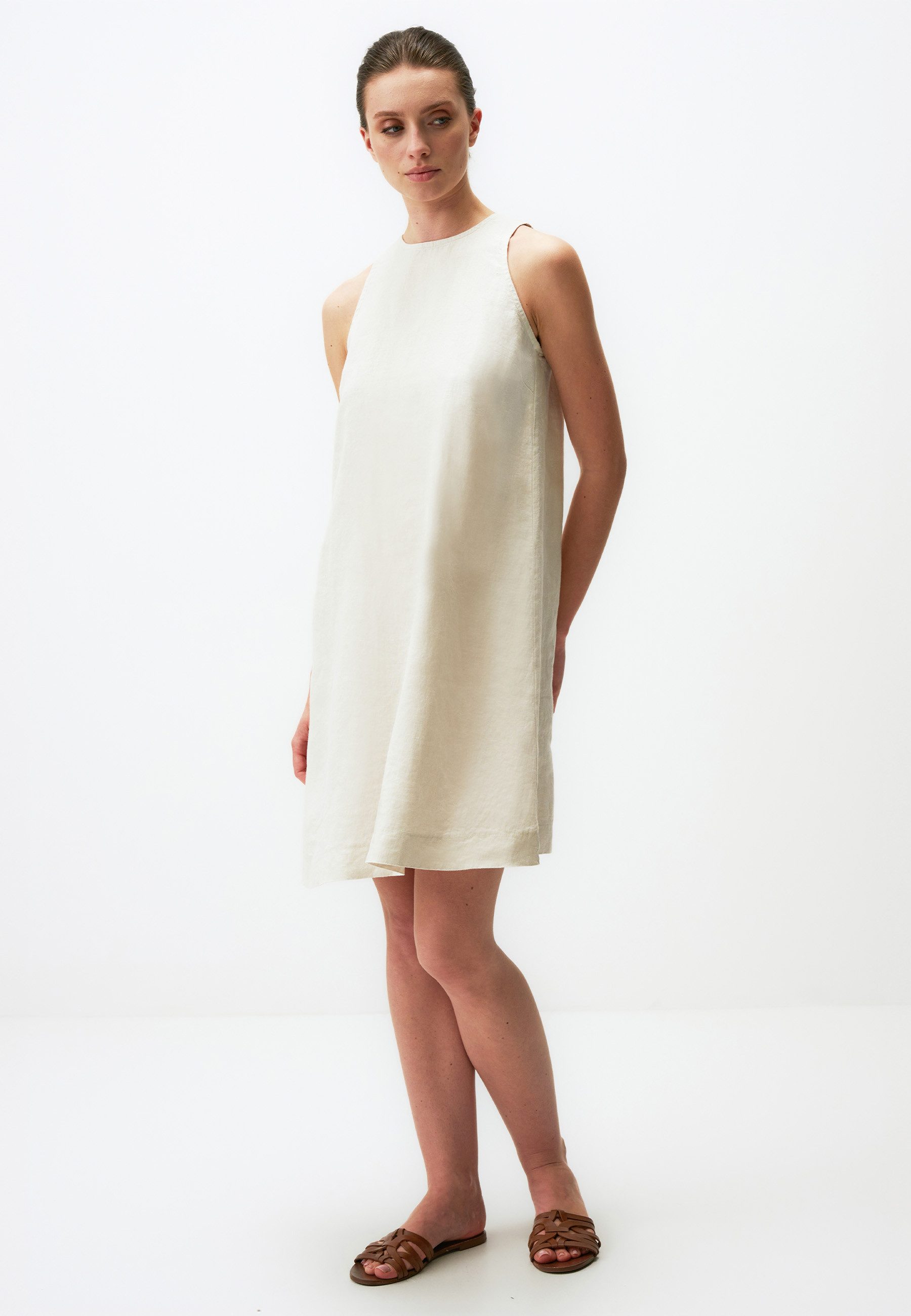 Jimmy Key Minikleid Gerade geschnitten Rundhalsausschnitt günstig online kaufen