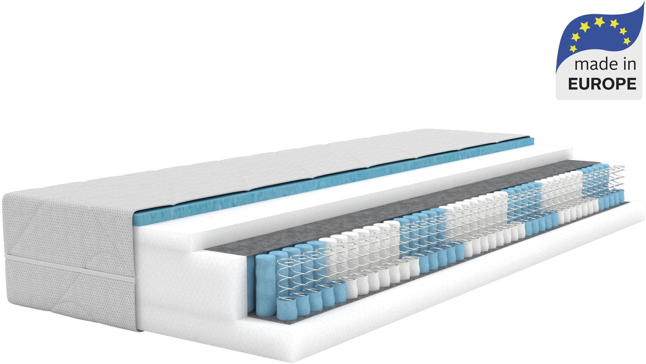 Taschenfederkernmatratze NEUHEIT: Sonet 28, 7 Zonen Matratze 90x200 cm, 140 günstig online kaufen