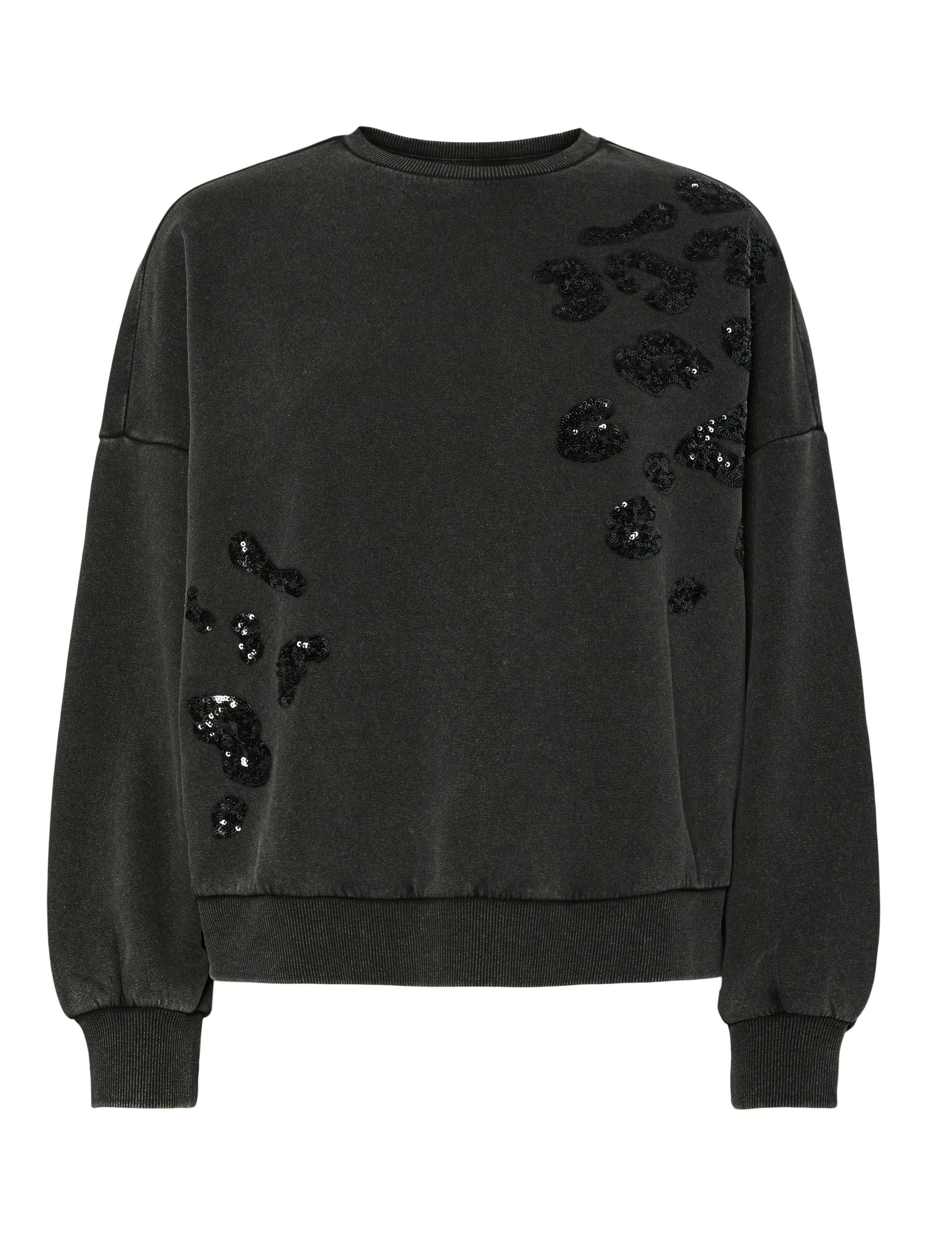 pieces Sweatshirt PCMIE LS SEQUINS SWEATSHIRT JRS