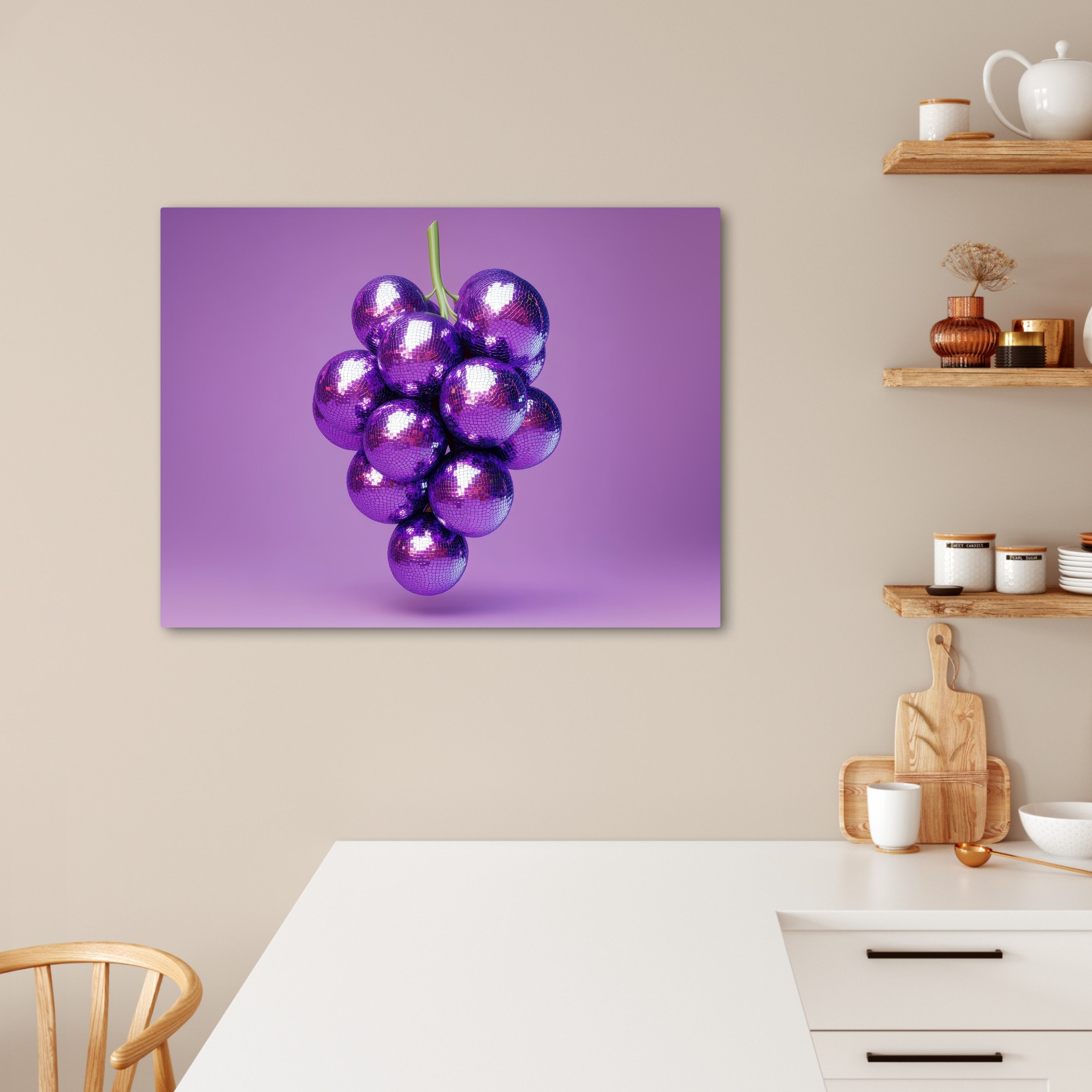 OneMillionCanvasses® Leinwandbild Weintraube - Disco - günstig online kaufen