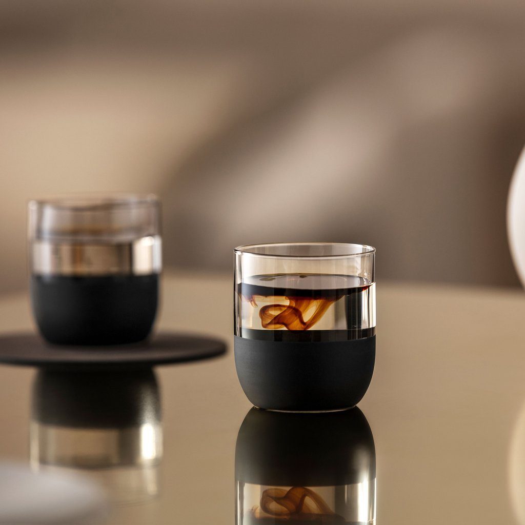 Villeroy & Boch Schnapsglas Manufacture Rock Schnapsglas, 4-tlg., Glas, Kristallglas, 4 Stck, Handwäsche empfohlen