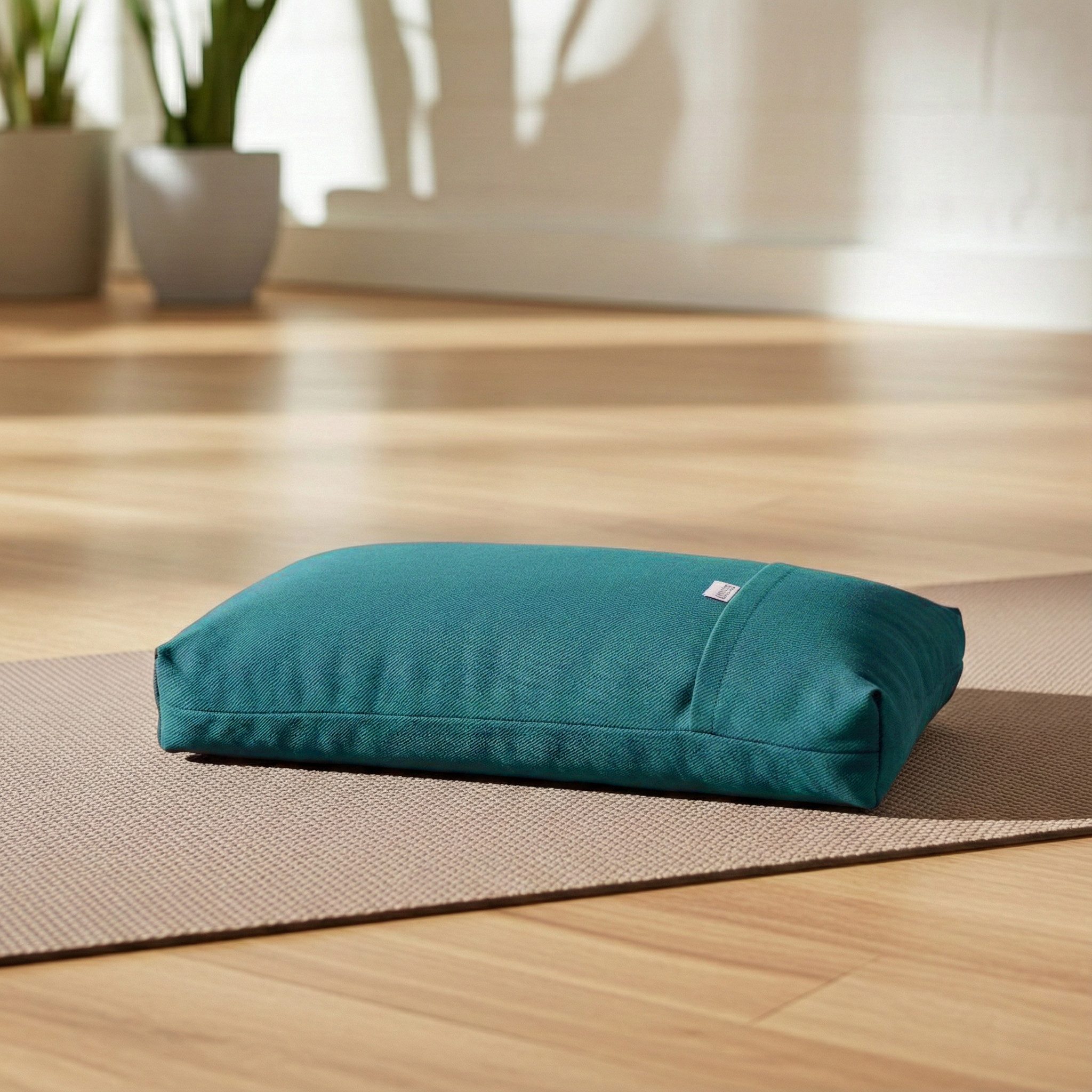 Yogistar Yogakissen Yogakissen - klein, Leichtes Sitzkissen, ideal für Asanas, mit Kapok oder Dinkelspelz