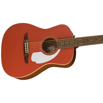 Fender Westerngitarre, Westerngitarren, Mini Gitarren, Malibu Player WN Fiesta Red - Westerngitarre
