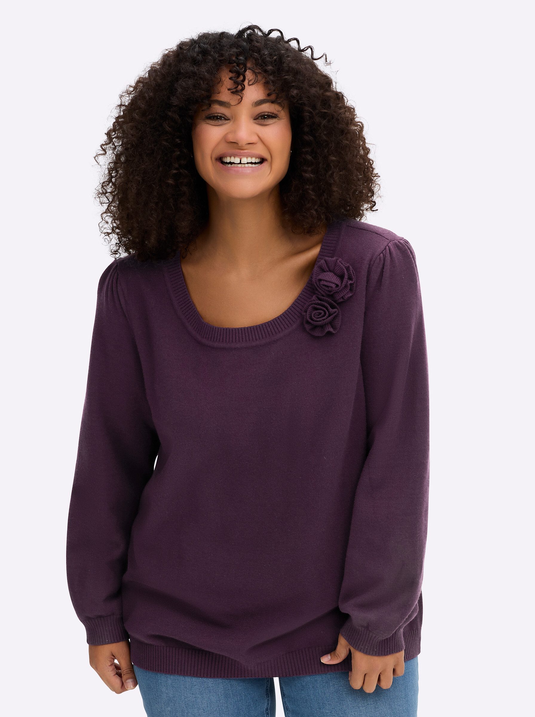 Sheego Strickpullover Pullover .