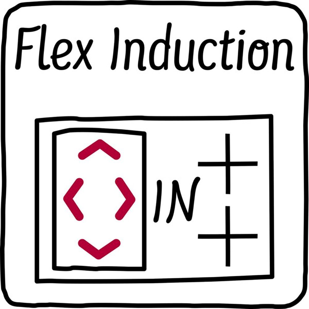 NEFF Flex-Induktions-Herd-Set N 30 EDX456I, mit EasyClean nachrüstbar, Teleskopauszug