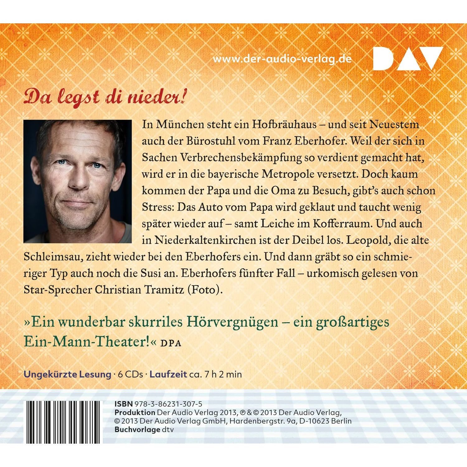 Der Audio Verlag Hörspiel Sauerkrautkoma. Der 5. Fall für den Eberhofer. Ein Provinzkrimi