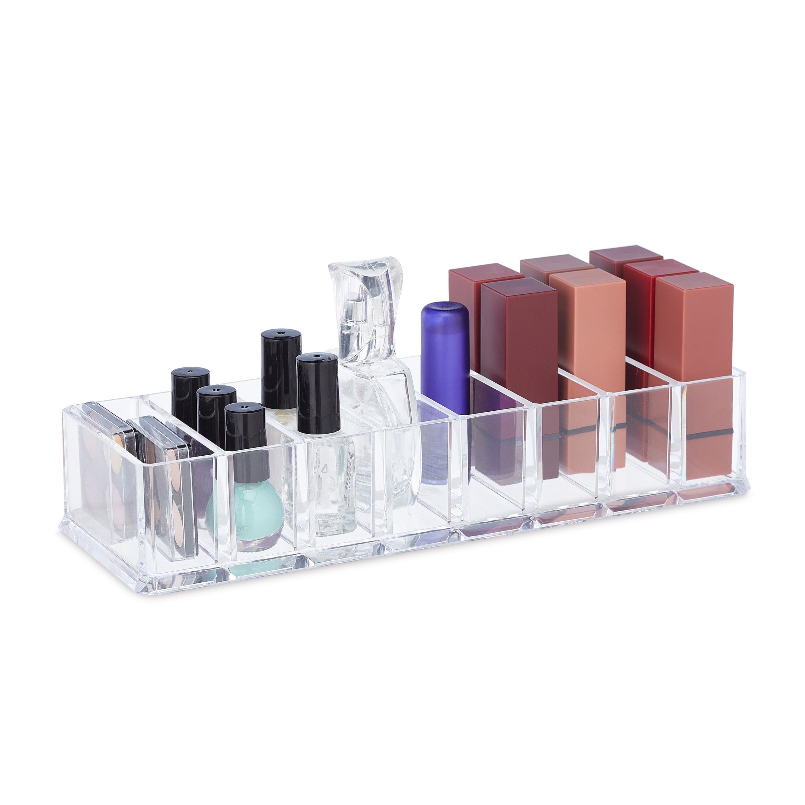 relaxdays Make-Up Organizer mit 8 Fächern, 1-tlg.