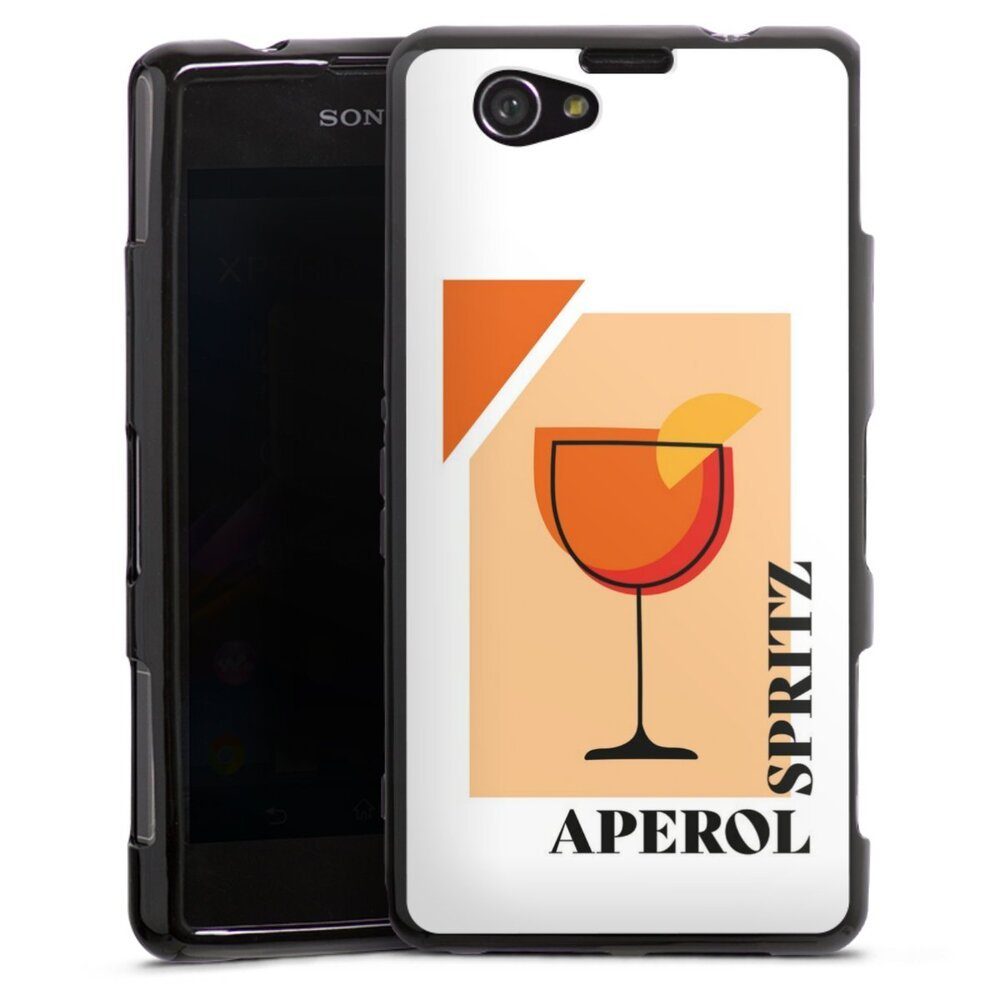 DeinDesign Handyhülle Aperol Spritz, Sony Xperia Z1 Compact Silikon Hülle Bumper Case Handy Schutzhülle