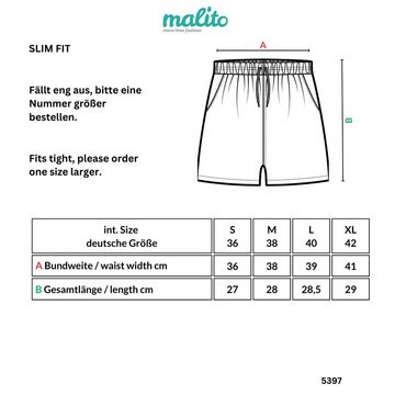 malito more than fashion Bermudas 5397 kurze Sommerhose mit Gürtel