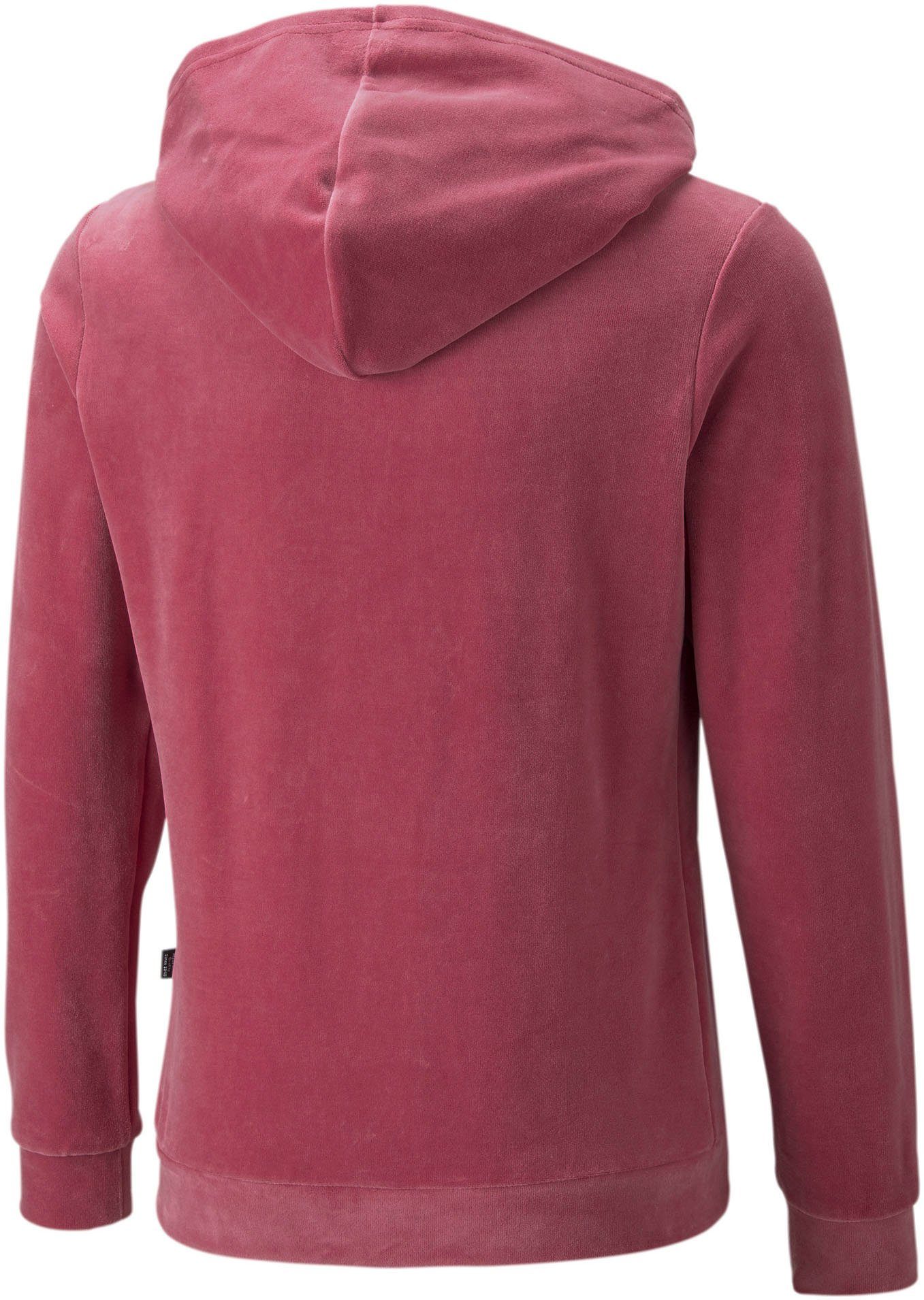 PUMA Kapuzensweatshirt ESS+ Velour Hoodie G beere