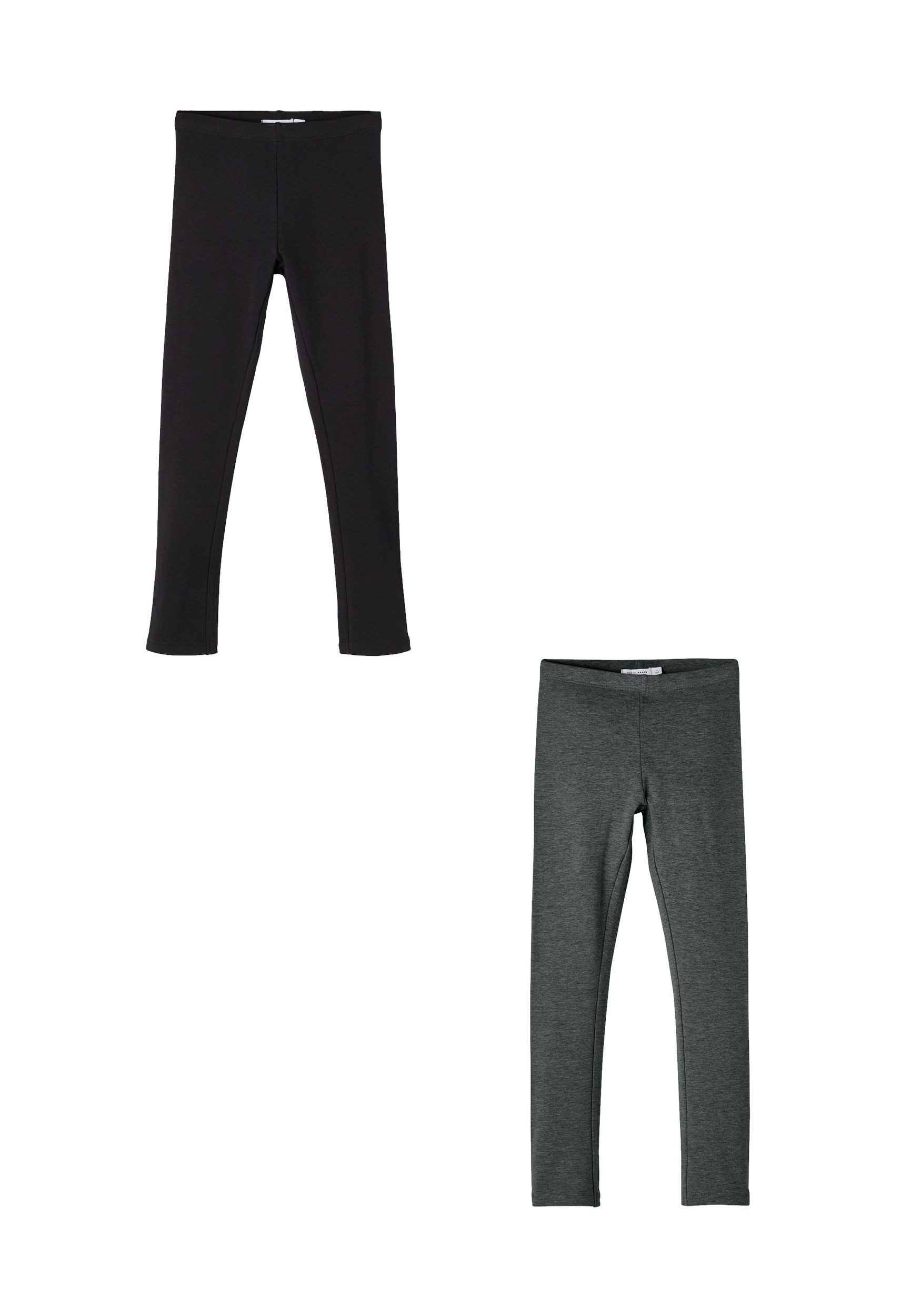Leggings 2er-Set Regular Fit weich bequem Basic
