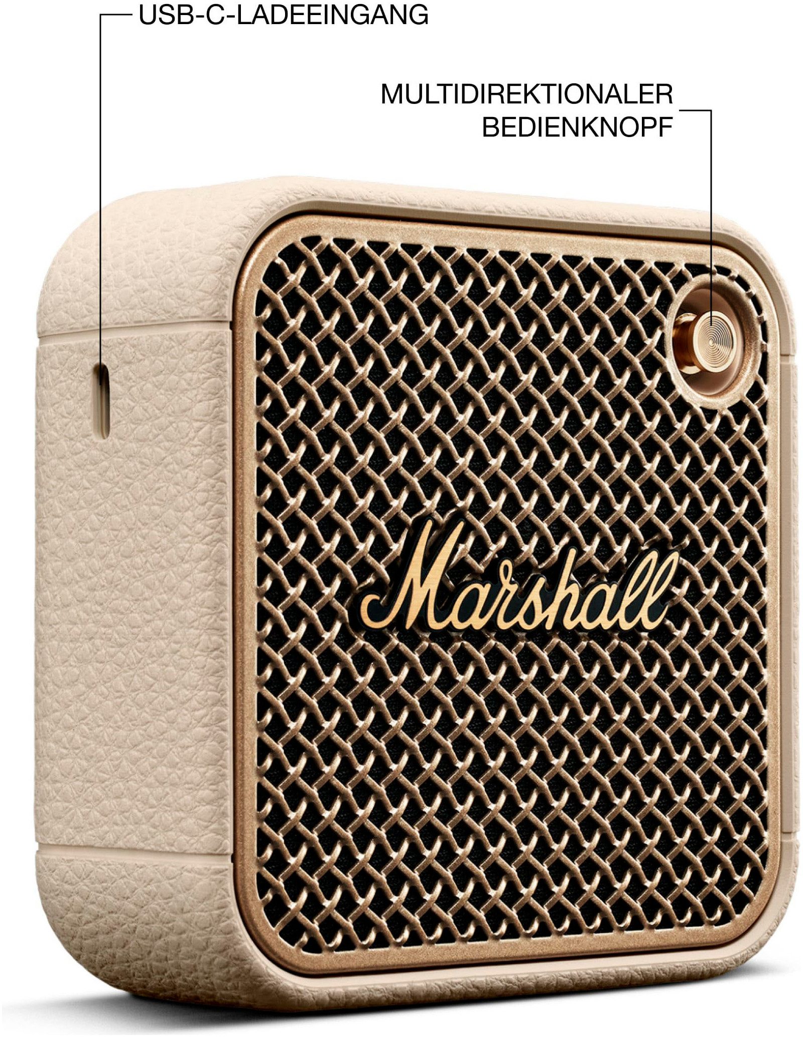 Marshall Willen II Bluetooth-Lautsprecher Mono (Bluetooth, 10 W)