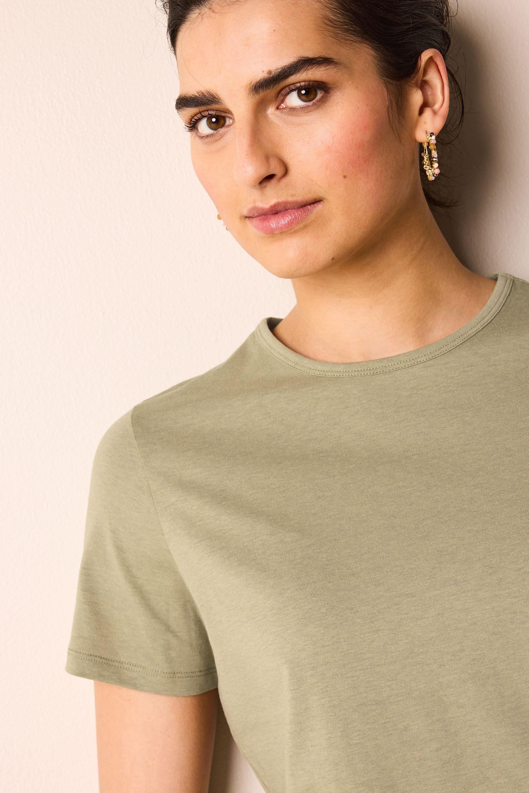 Next T-Shirt Everyday Kurzarm-T-Shirt mit Rundhalsausschnitt (1-tlg)