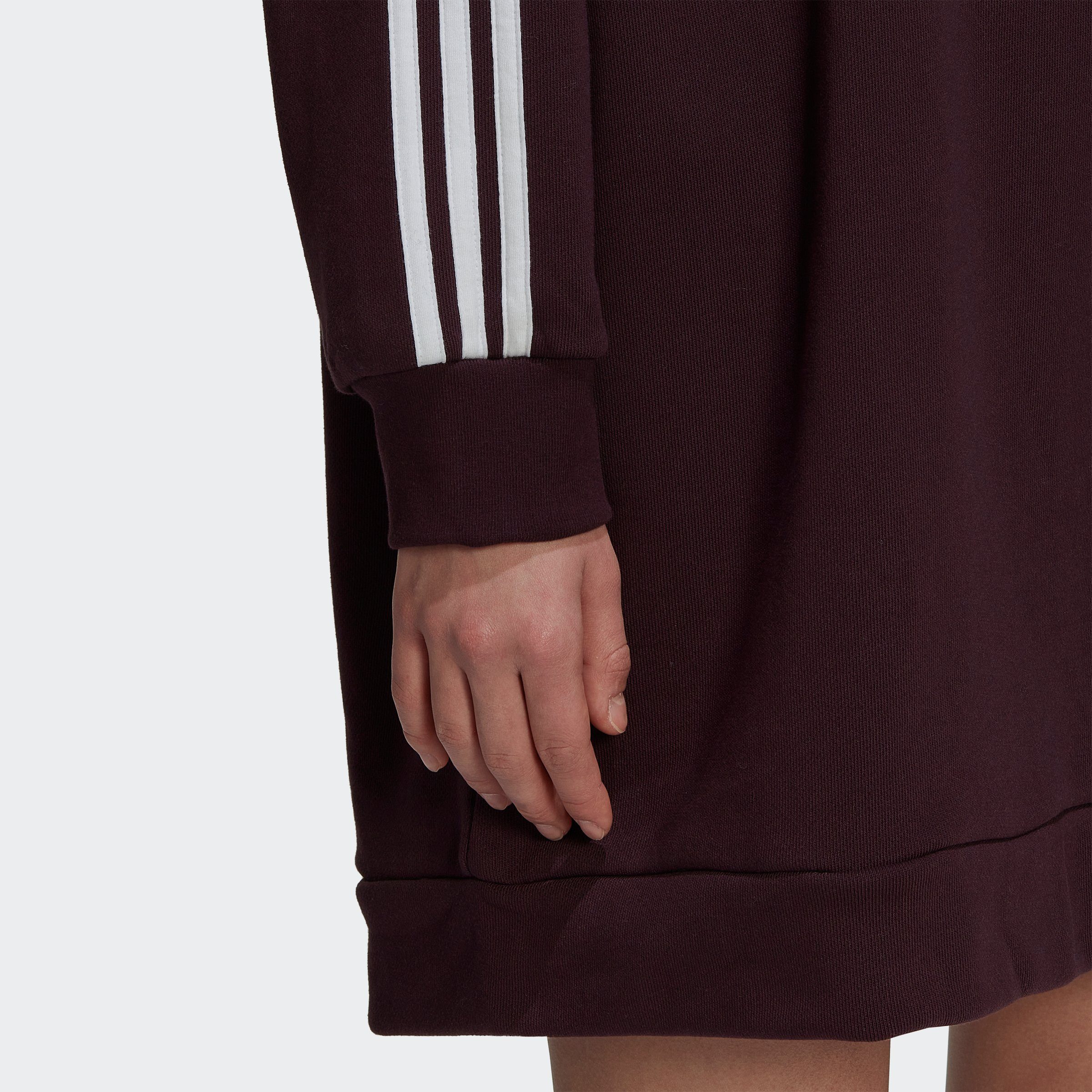 adidas Originals Sweatkleid ADICOLOR CLASSICS SWEATKLEID rot SLEEVE LONG