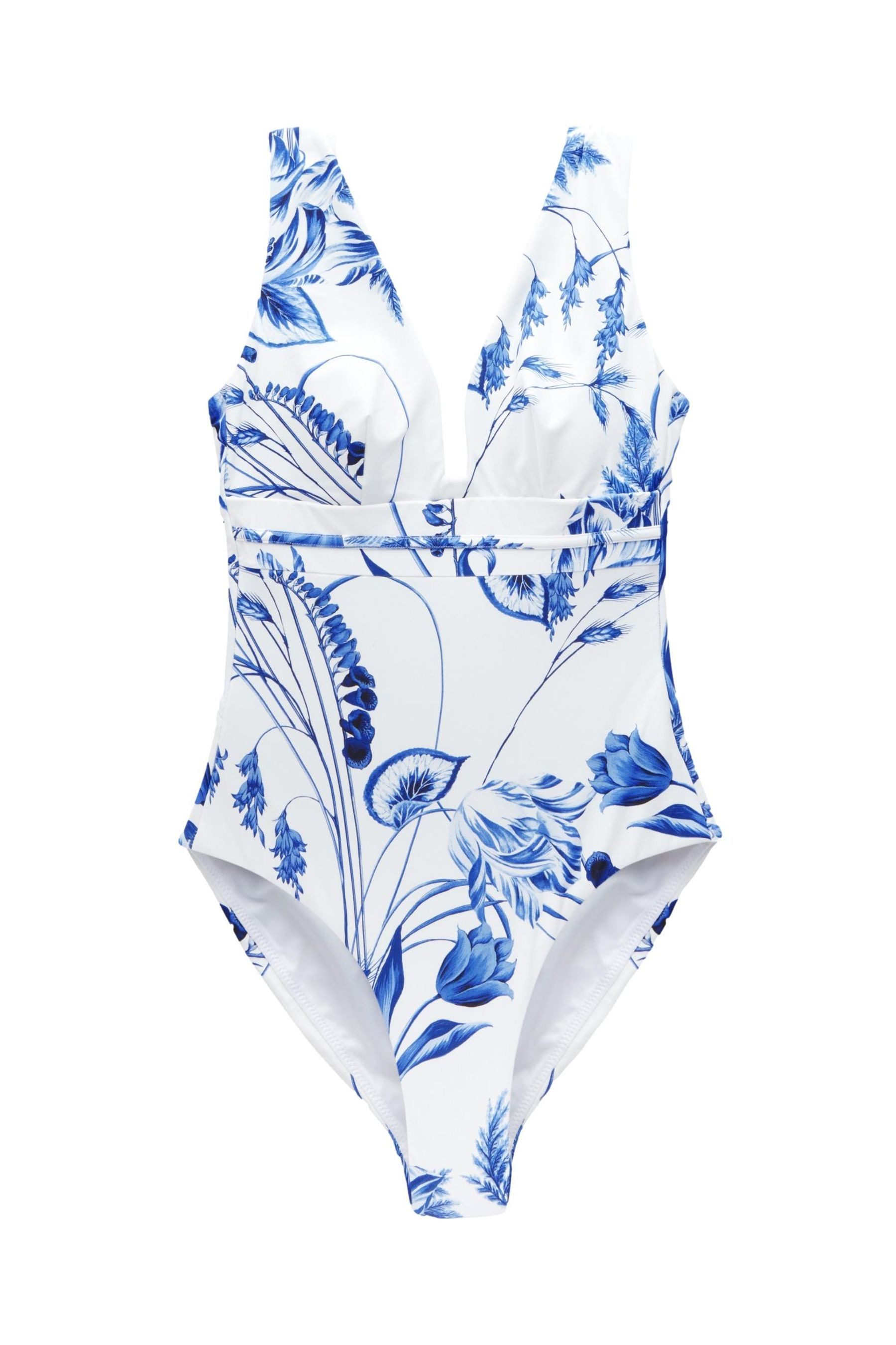 Next Badeanzug Bauchformender Badeanzug mit tiefem günstig online kaufen