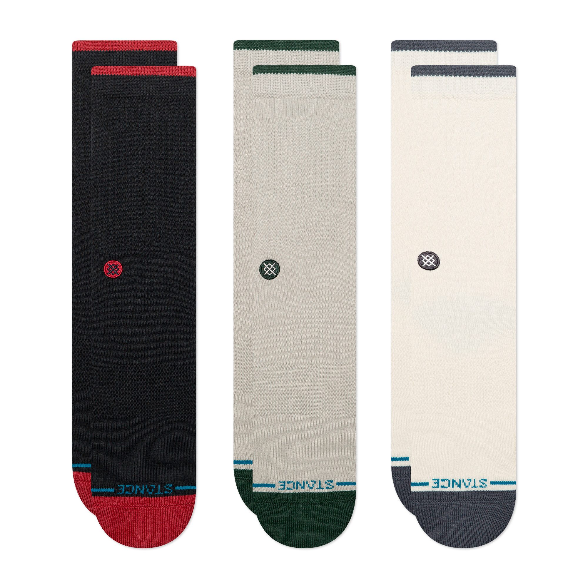 Stance Freizeitsocken TONER CREW 3 PACK