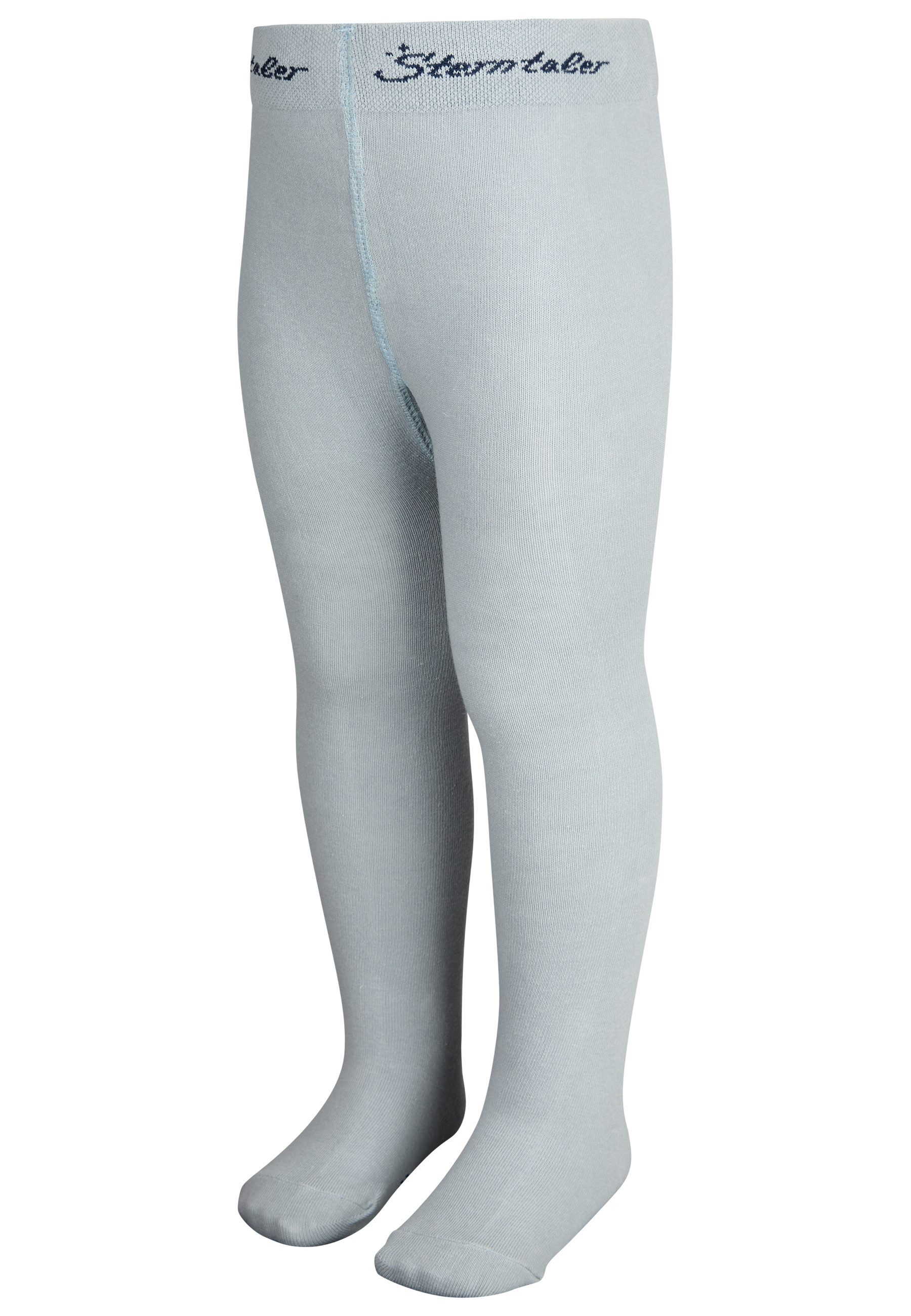 Sterntaler® Strumpfhose Strumpfhose uni (1 St) Krabbelstrumpfhose aus Baumwolle und Komfortbund
